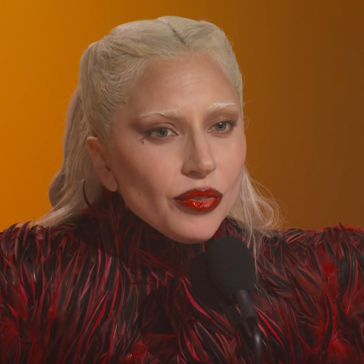 Lady Gaga accepting the #GRAMMYs award for Best Pop Vocal Album:

“I just want to say, for women in music, that I know sometimes when you’re in the studio with a bunch of guys, it can be hard. So I want to urge you to always listen to yourself and always fight for your ideas.