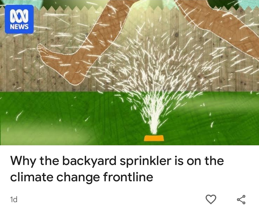 ellymelly's tweet image. Now they want our sprinklers? Piss off  ABC. We're going to take that billion dollars off you. It's obviously being wasted.
