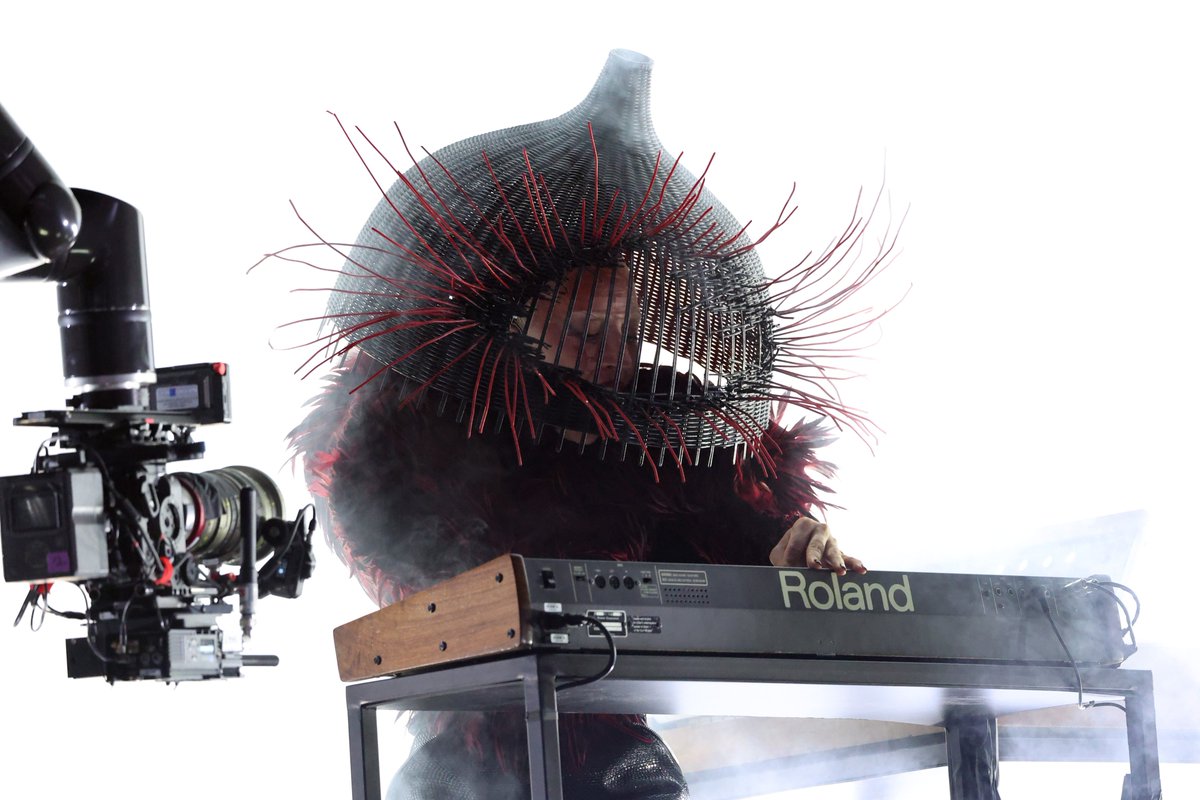 Lady Gaga performing "Abracadabra" at the #GRAMMYs2026