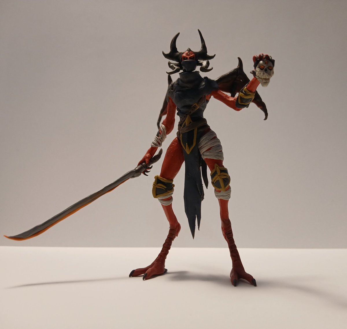 AgentOgurechek's tweet photo. Clay model of the Unknown, from "Metal: Hellsinger"๐ฅ
#MetalHellsinger
#MetalHellsingerfanart
#Hellsinger
#Demon
#TheUnknown https://t.co/lvZ69aQVtk