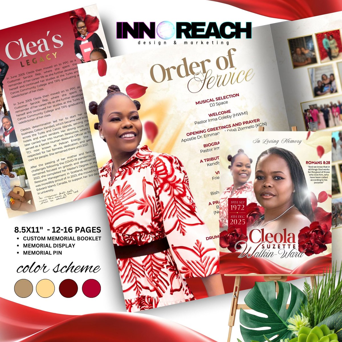 JucaHiggs's tweet image. Graphic Design - Obituary 

Sincere condolences to the family and friends of Cleola Walkin-Ward. May her beautiful soul rest in eternal peace. May her family find comfort in their time of bereavement. 

#obituary #obituarygraphics #funeralprogram #motherobituary