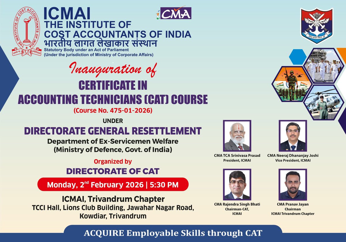 CMA - Trivandrum Chapter tweet media