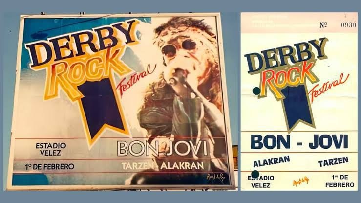On this day, Bon Jovi arrived in Argentina for the first time! 🇦🇷🔥🤘