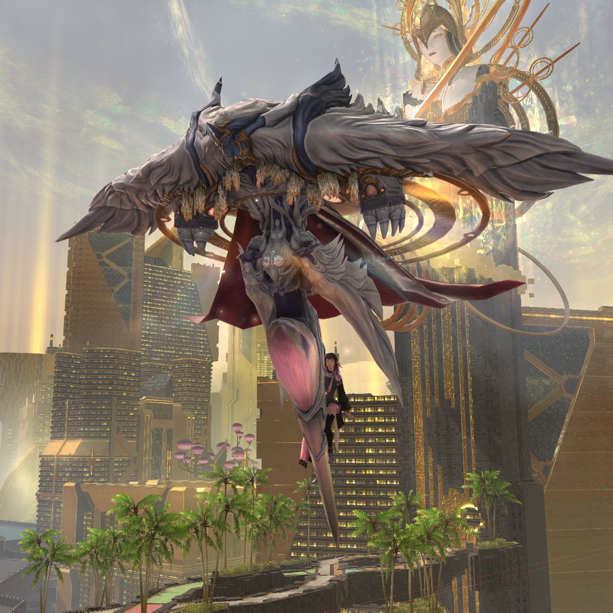 Actually_Tina_prepping for the 4th_FFXIV tweet media