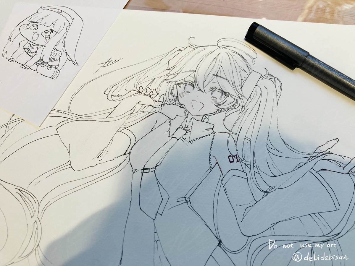 tebitebisan's tweet image. アナログミクさん
左上はｽﾋﾟｷ
#初音ミク