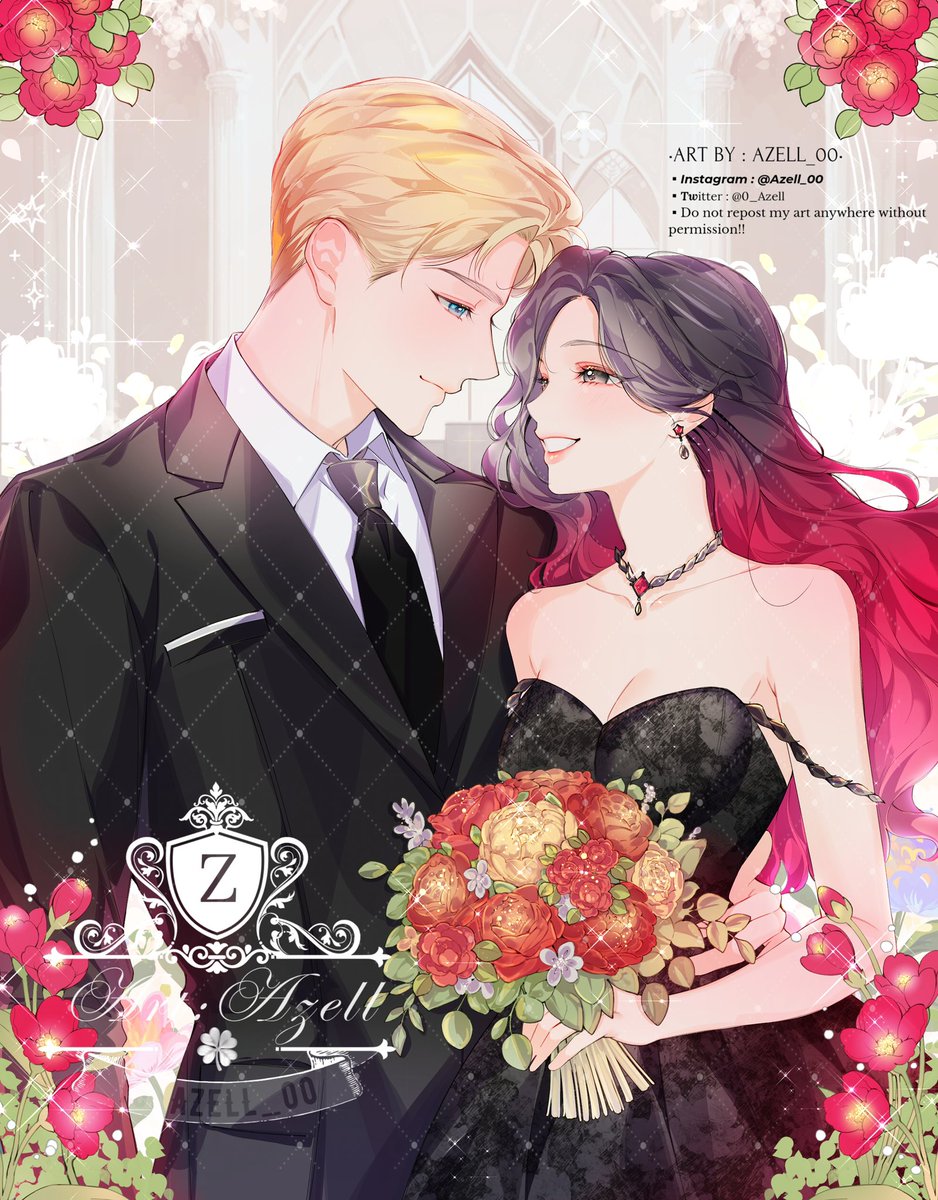 0_azell's tweet photo. 🌸🌹🌹 #ArtistOnTwitter #Commission https://t.co/YPehzRNN8H