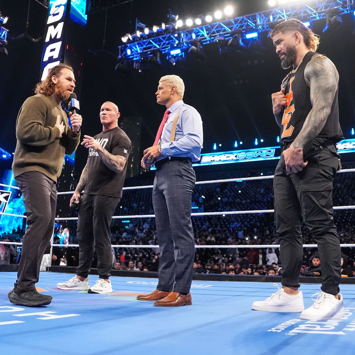 Earnin’ my respect. Ꮺ NOT ½ @WWEUsos tweet media