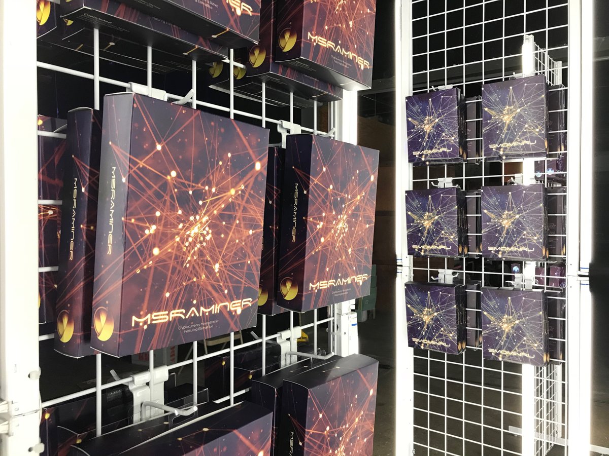 pixelform's tweet image. Open Vault: CryptoJacked! @ Ethereal

1. Installation Visitors - Booth "customers" browsing.
2. Installation View - MrsaMiner and Smominru on display.

phillipstearns.com

#cryptojacking #installationdesign #retail #installationart #cryptoart #phillipstearns