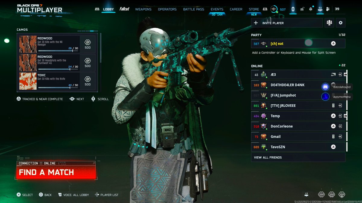itAintRel's tweet photo. 8 PIECE w/ HAWKER + LEVEL 500💥

#BlackOps7 #Bo7 #CallofDuty https://t.co/J3FAhyX31Y