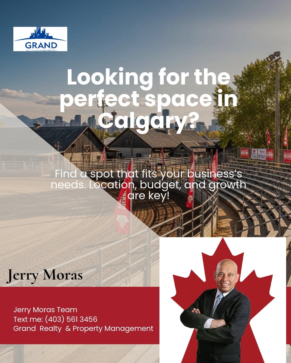 MorasRealty's tweet photo. 🏢 New to Calgary and on the hunt for the perfect commercial space? Look for a mix of location, budget, and future growth. Local market insights are key! What's your biggest challenge in your property search? Let’s chat and make your business thrive! #CalgaryBiz https://t.co/M3tOYe7DKY