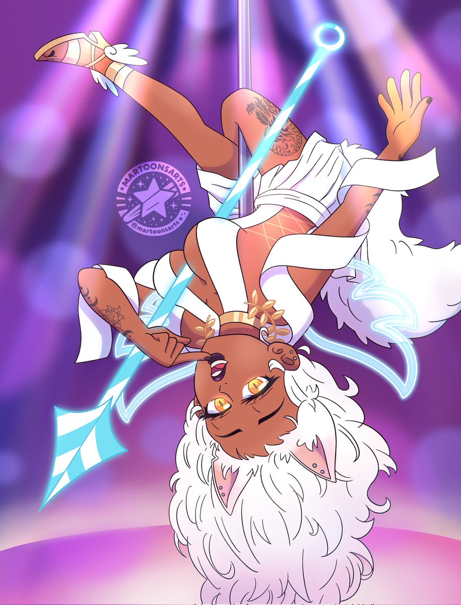 💋😈 ✦ A N G E L ✦ M O D E : ✦ N I X C K ✦ O N ✦
Pretty face.
Bad intentions.
Blessed and slightly unhinged.
Guardian angel?
No. Your problem.

Art done by <a href="/martoonsarts/">Martoon's Art</a>
