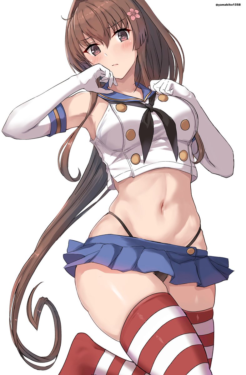 島風(艦隊これくしょん) ,大和(艦これ) 「島風コスの大和 #艦これ」|ヤマビコ🔰シャドバン中😭のイラスト