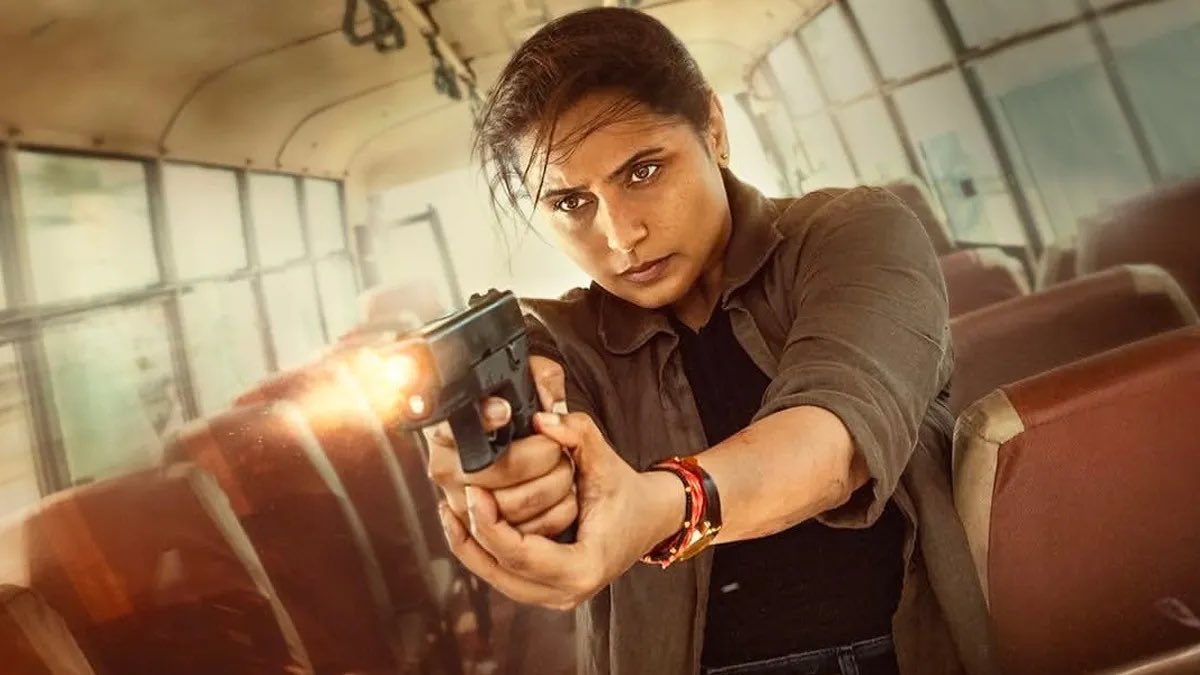 SurajBW's tweet photo. Watched „Mardaani 3“ today. My favorite film of the franchise so far. Very dark &amp; edgy. The only negative thing - I wished they’d have used the full potential out of the female villain in the film. She was great &amp; sadly lost substance in the 2nd half.

Keep up the great work Rani https://t.co/MyZb6zEYAe