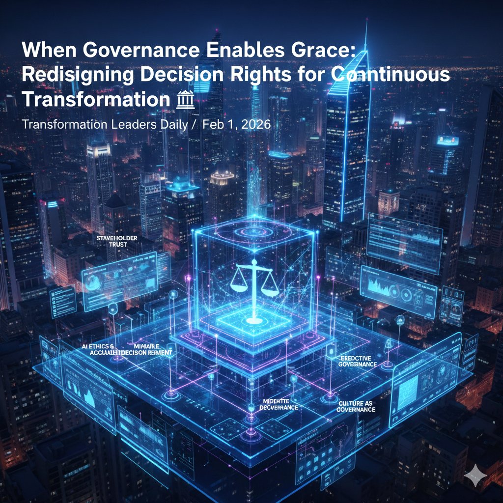 DTLSubstack's tweet image. Orgs with "dynamic governance" adapt to disruption 40% faster. 🏛️⚡️

Modernizing tech but keeping legacy decision-making is a recipe for friction. See how to redesign your rights: open.substack.com/pub/transforma…

#Management #FutureOfWork #Strategy
