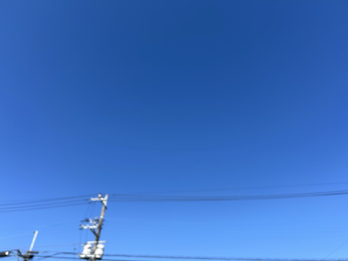 少し寒いけど昼間は気持ち良い☀️😊