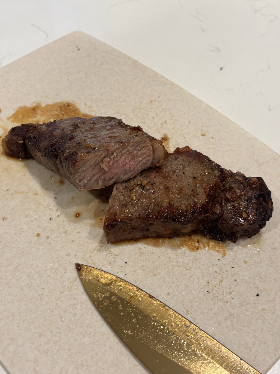 Is this steak perfect or overcooked? 🥩