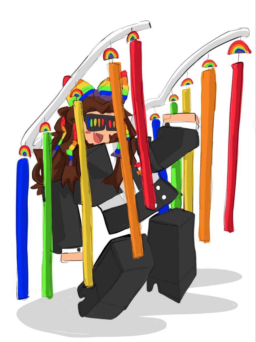 SaffyHare's tweet photo. Here is a drawing I did of Tarabyte. Sorry for the dip I started school again. Getting back into it. Thanks for the follows. 

#robloxadmins #robloxart #admintwt #tarabyte https://t.co/LB4UkWNUVN