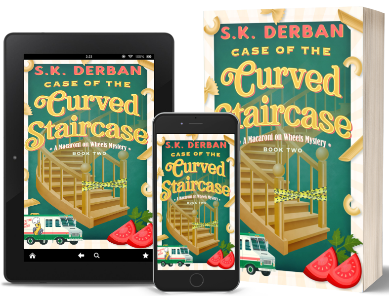 saradtrimble's tweet photo. Case of the Curved Staircase Blog Tour https://t.co/96oPjC72f4 @dollycas @skderban https://t.co/xUBhKYHx0y