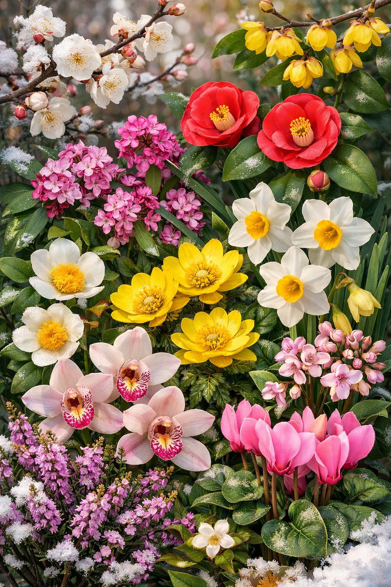 제미나이와 챗지피티에게 부탁한 #빛나는겨울 꽃 모음집 <a href="/younhaholic/">YOUNHA 🌌</a>