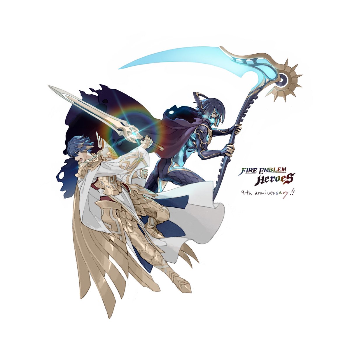 黄昏を越えて　未来を開ける
君が共にいてくれるなら

#FEヒーローズ　9周年おめでとう🦉