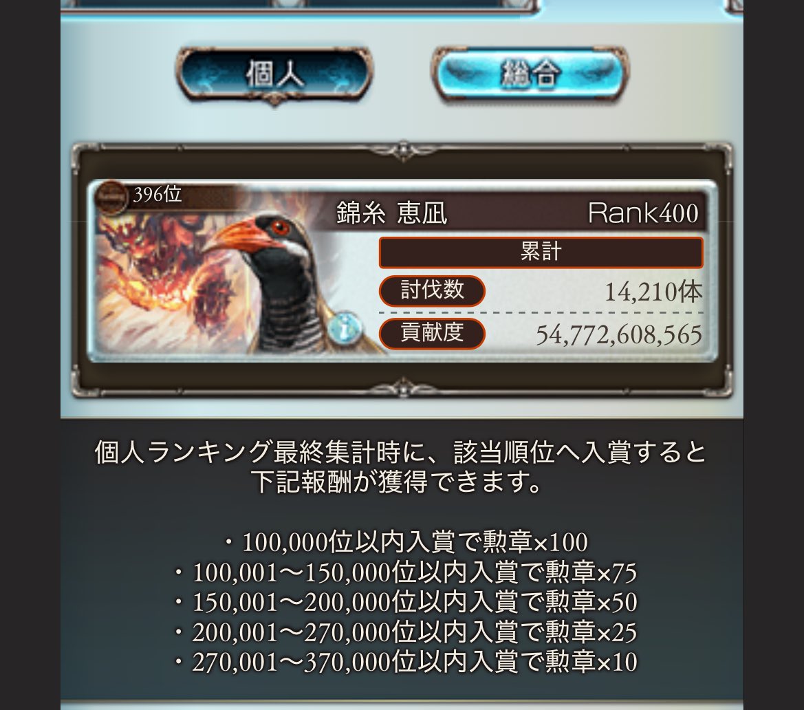 TierFeed's tweet photo. 遅い遅い古戦場乙つい https://t.co/cPzntoEM1e