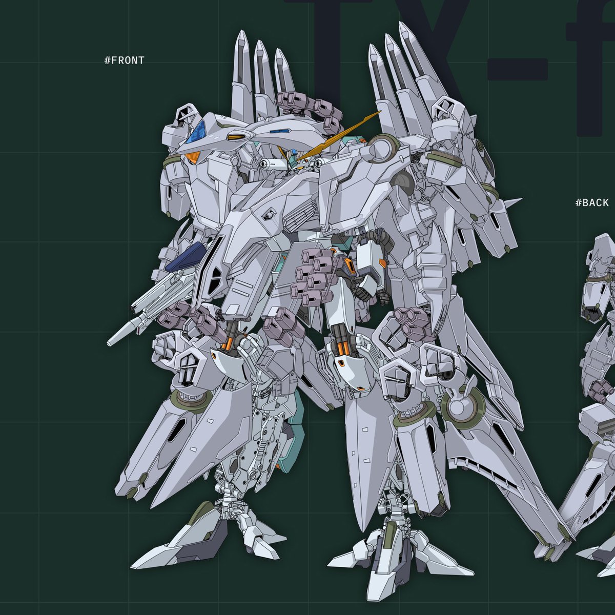 barzam154__'s tweet image. こいつ映画館で見たときほんとうに形がわかんなくて「なんかペネロペーと同じ形の鳥頭がついてる？」「HWSみたいなスカートついてる？　あっ　ちゃんと販促で隠し腕使った」しかわかんなかったし量産型νも数年前に通販してたνガンのロールアウトカラーかと思って量産型と思ってなかった