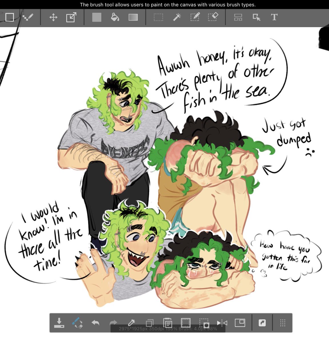 the joke is that theyre sharks