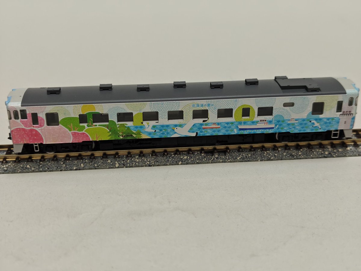 久々に走らせたので撮影 TOMIX キハ40 道南 海の恵み 道央 花の恵み