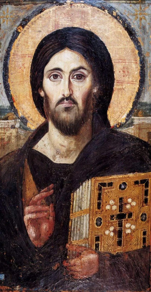 أقدم صورة للسيد المسيح في العالم.. موجودة في مصر في دير سانت كاترين ف سيناء 

The oldest image of Jesus Christ in the world is located in Egypt, at Saint Catherine's Monastery in Sinai.♥️🇪🇬