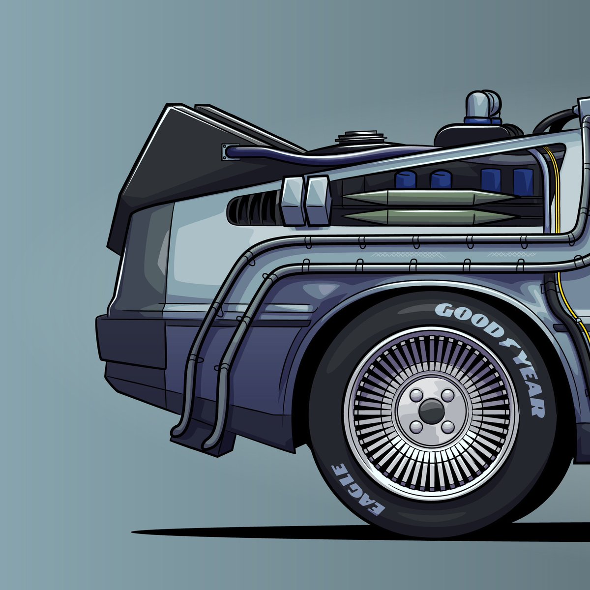 chrisdrawscars's tweet photo. Is there a more iconic movie car?
Which car would you like me to draw next?
#delorean #deloreantimemachine #deloreancar #back2thefuture #carart https://t.co/FSGN3nrdJy
