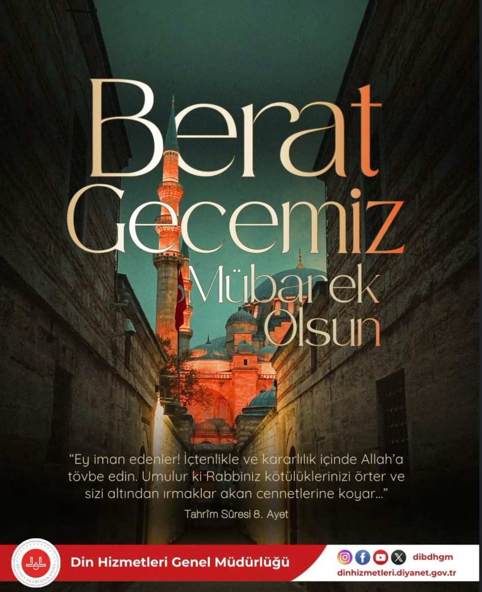 "Ey iman edenler! İçtenlikle ve kararlılık içinde Allah’a tövbe edin. Umulur ki rabbiniz kötülüklerinizi örter ve sizi altından ırmaklar akan cennetlerine koyar ..."
Tahrîm Suresi 8. Ayet