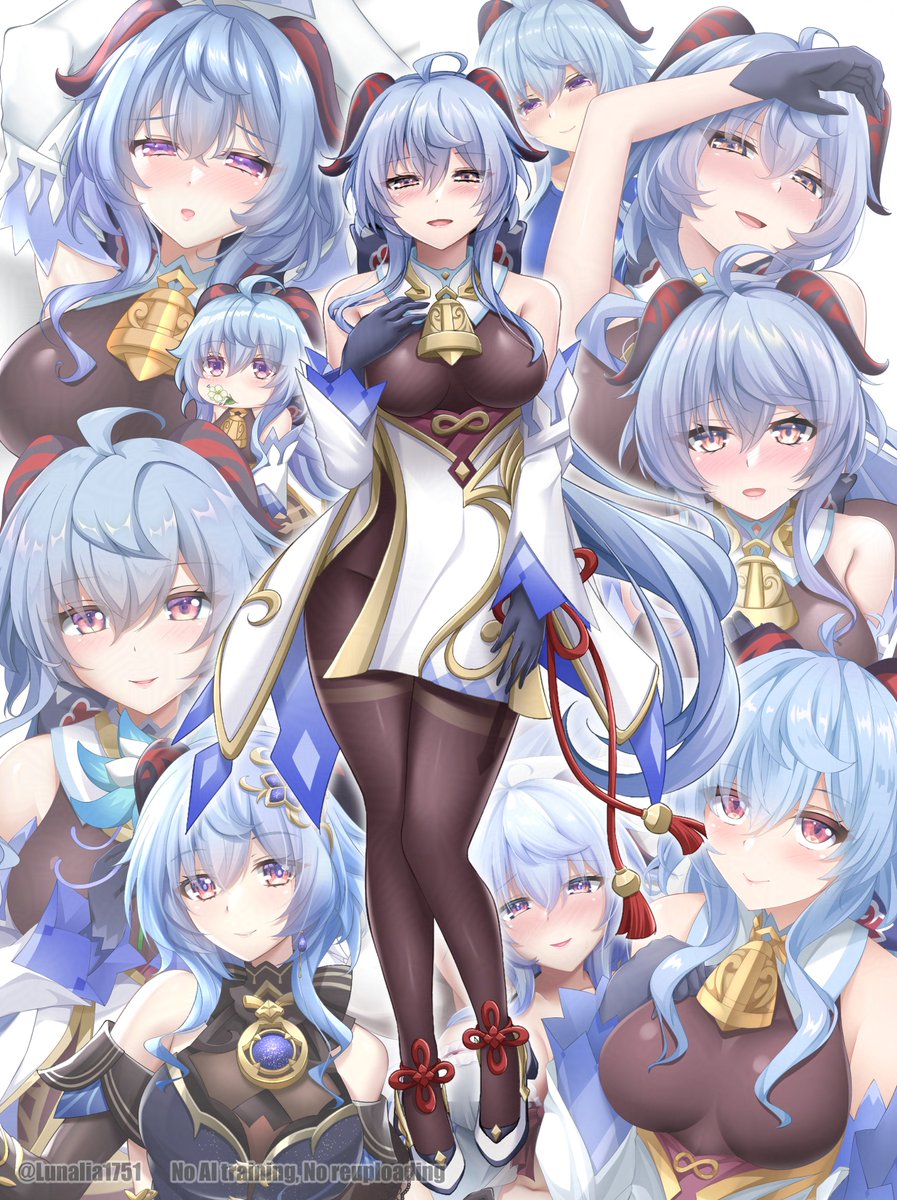 甘雨ちゃんいっぱい描いてきた～っていうまとめ! 