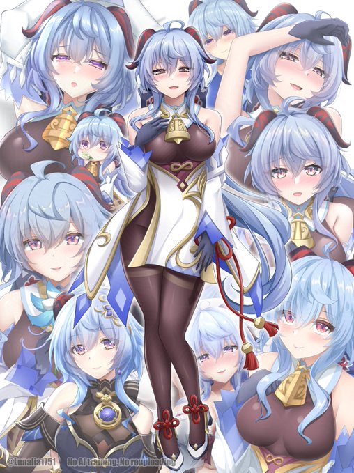 甘雨ちゃんいっぱい描いてきた～っていうまとめ!