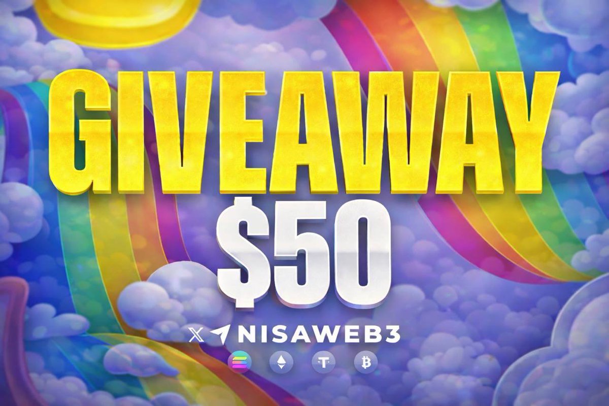 NisaWeb3's tweet image. — 𝗚𝗶𝘃𝗲𝗮𝘄𝗮𝘆 🔮✨

 ▪️ We are 𝗴𝗶𝘃𝗶𝗻𝗴 𝗮𝘄𝗮𝘆 $50 in $USDT to 2 winners!

1️⃣ RT &amp;amp; Like
2️⃣ Follow @arcdoop 

Ends in 24 Hours ⏱️