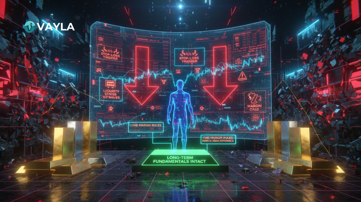 Hong Hao on the recent gold &amp; silver sell-off

The sharp decline was not structural, but driven by CME margin rule adjustments, triggering stop-losses, margin calls, and short-term liquidity stress - similar to March 2020 dynamics.

Long-term fundamentals remain intact.