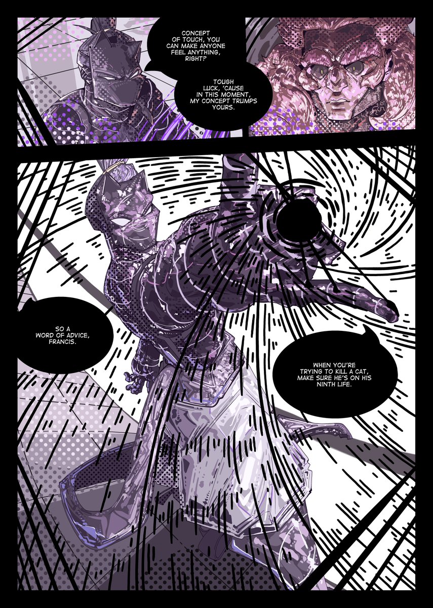 Day 150 of posting my comic here until <a href="/ImageComics/">Image Comics</a> distributes it ( Last exam of this semester today, yippie :D )
MASK ON!!! Ch. 30 Pg. 17-20
maskon-comics.com/read-mask-on