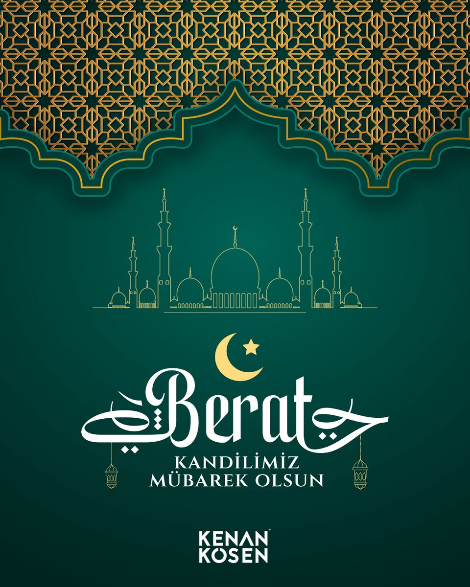 Berat Kandili; affedilmenin, arınmanın ve yeniden başlamanın gecesidir. 

Rabbim bu mübarek gecede edilen tüm duaları kabul eylesin.

Kandilimiz hayırlara vesile olsun.