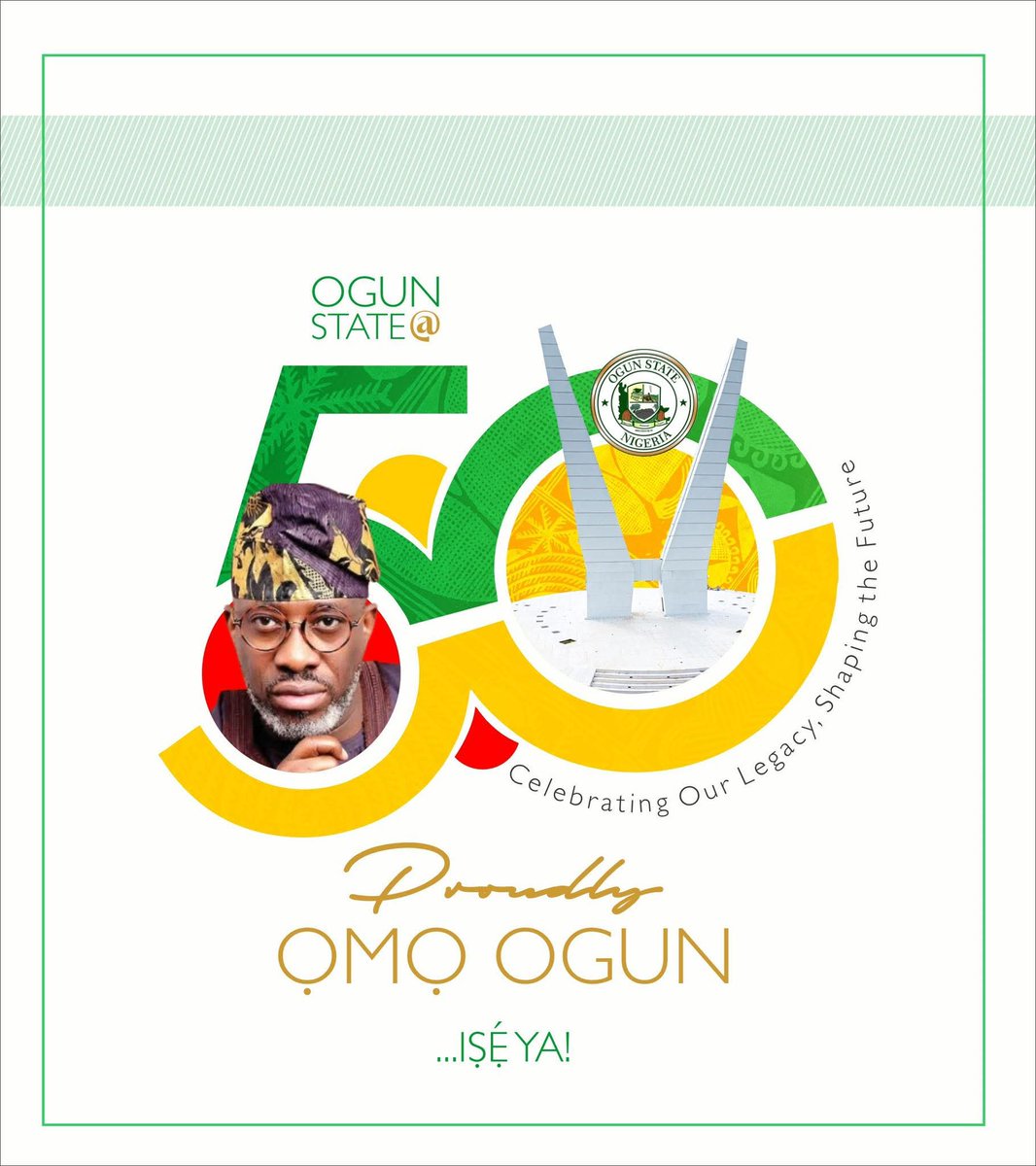 SegunShowunmi's tweet photo. OGUN STATE @ 50. A PRAYER, A REFLECTION, A CHARGE

Oh God, we have come to say thank You for the journey so far.

Thank You for Ogun State at fifty.
Thank You for the men and women who, in their seasons, carried the burden of leadership.

From Saidu Balogun, my Idoani maternal uncle and first governor,
to Olabisi Onabanjo, whose pioneering work laid foundations of planning and purpose;
to Olusegun Osoba, who gave rural Ogun the attention it deserved;
to Gbenga Daniel, who envisioned a giant rising from what was once a sleepy civil-service state;
to Ibikunle Amosun, audacious in vision and grand in standards;
to the incumbent, Dapo Abiodun, who has worked deliberately to prove that continuity despite political differences is the path to sustainable development.

History may debate styles and politics, but when emotions settle and our disruptive brand of politics gives way to sober reflection, it will become clear especially as we secure our seaport, oil-producing status, and now an airport that this season has been one of intentional, strategic, all-round development.

Lord, thank You for their efforts.

Thank You for our enduring legacy through Chief Jeremiah Obafemi Awolowo, the grand patron spirit of Ogun State who gave us an anchor, a standard, and the unshakable belief that more is expected of us and better is always possible.

Thank You for Olusegun Obasanjo, whose courage and strength taught us to confront any situation with confidence, anchored in conviction. From him we inherit a belief in one Nigeria and the courage to accommodate others giving Ogun the potential to become a true mega city for all who live here, work here, respect our culture, and call Ogun home.

Thank You for our traditional rulers the Alake of Egbaland, the late Awujale of Ijebuland, and others who have shown us that dignity of carriage, modernity of tradition, and moderation with candor are part of our heritage.

Thank You for our civil servants the bearers of our institutional memory from Degun through Iyabo Odulate, to the men and women who have preserved our administrative legacy and sustained our vision across generations.

Thank You for all of us.

Lord, we are grateful that You have made Ogun State the Jerusalem of Nigeria, home to the greatest concentration of worship centers from the Wonder City of Redemption Camp, to the grandeur of Canaanland, to the Mountain of Fire. For it is not of men, but of God, that people gather to seek, to pray, and to shout Hallelujah in faith.

Thank You, Lord.

Now, we must speak honestly about the future.

We can no longer rest on our oars.

We must be concerned that we have taken our eyes off the ball. Lagos has surged ahead; Ibadan presses to overtake us. Our historic advantage in education has faded, sustained now largely by private investment. We are not re-imagining our grand dream with enough urgency or in step with modernity.

Our benchmark must be clear: a well-run medium-sized European country. That is the standard our legacy demands and only by holding ourselves to it will we be inspired to govern with seriousness, discipline, and purpose.

We have never been and must never become a state of anything goes.
We must not accept cheap propaganda in place of substance.
We must not become a people who procure leaders rather than choose them.

As we mark fifty years, we must soberly reflect that twenty-seven of those years have been under democracy. What, then, is our scorecard especially in local government administration? We should be the national example of local government autonomy. That is what our legacy expects.

We must be the best example in public education.
We must be the benchmark in public health having hosted Nigeria’s first hospital in Lantoro.
We must lead in grassroots sports development, given the heritage of the Abeokuta Sports Club the first of its kind in Nigeria.