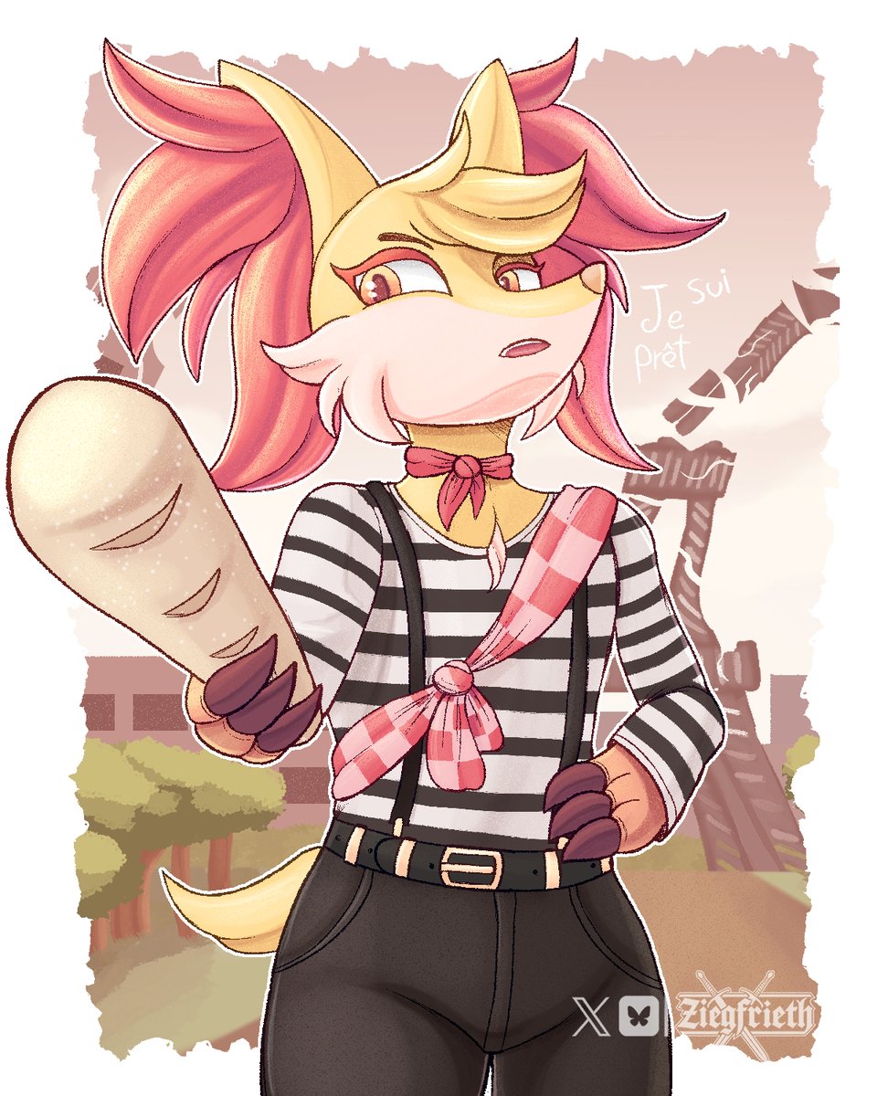 In Lumiose's Name

Béatrice Laurent, my delphox oc showing her baguette skills #delphox #pokemon