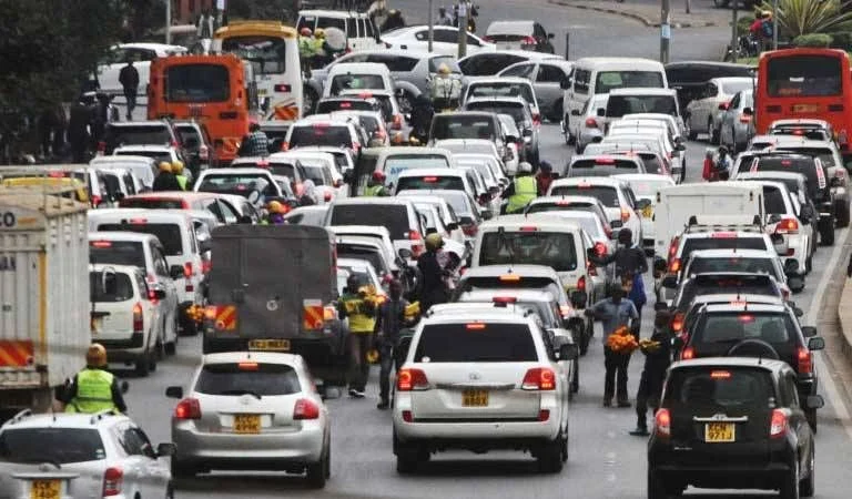 Matatu strike: Commuters stranded as operators stay off roads, block some routes.

Read the whole story here: shorturl.at/pY3Ku