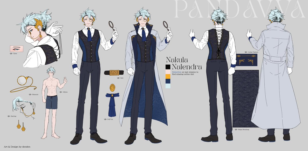 HD Version!
Character sheet buat yang mau bikin fanart atau cosplay!

HASHTAG 🔍
General: #NakulaNalendra
Live: #NakuLive
Memes: #NakuLaughs
Clip: #NakuLogs
Fanart: #NakuLukis
AU/Fanfiction: #NakuLeads

Fanname: #NakulAgents