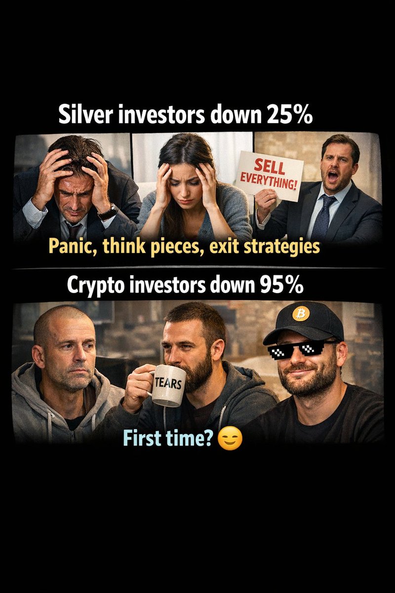 CoiniyCom's tweet photo. #Silver Vs #Crypto 
$BTC $WLFI $TRUMP https://t.co/sNmnUIRMEh