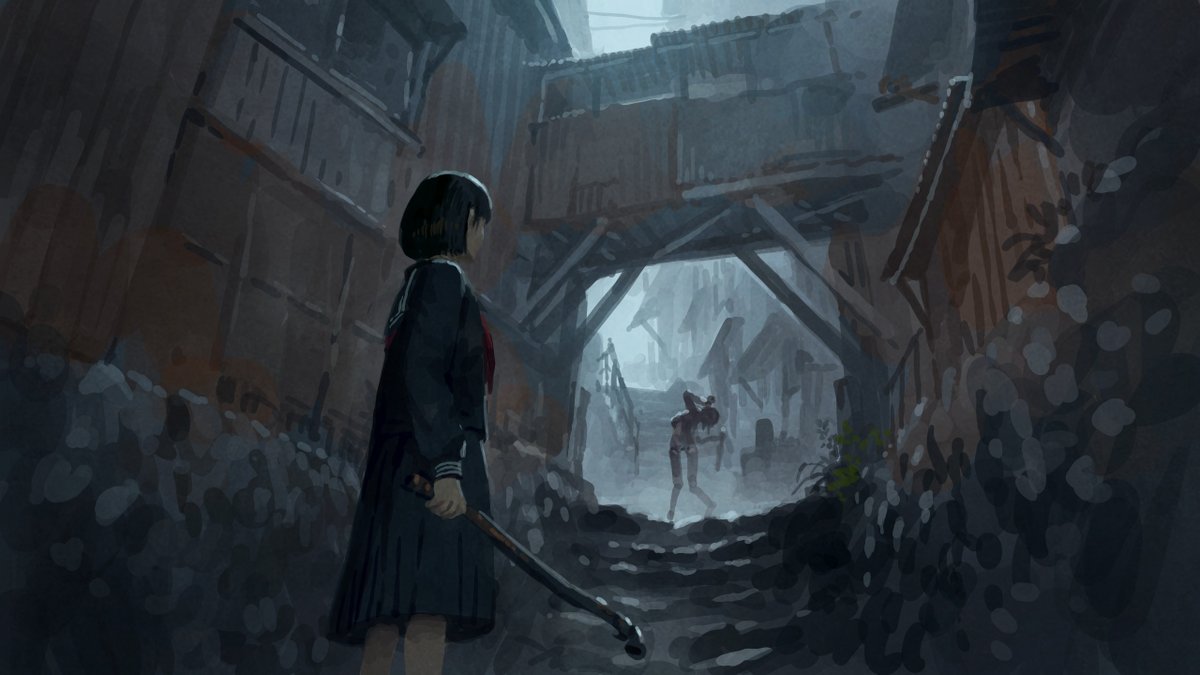 サイレントヒルf 戎川三丁目 fanart