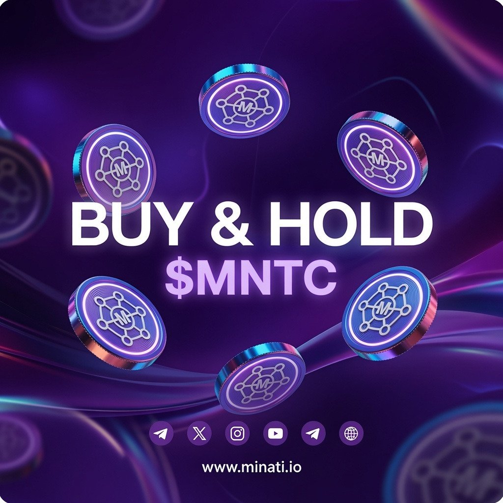 MANOHAR11335315's tweet photo. BUY & HOLD $MNTC 🚀
🌐 https://t.co/VW5ZLrNFIw
Legends aren’t made by chasing noise — they’re built by conviction, patience, and vision.
💎 BUY. HOLD. BELIEVE. REPEAT.
#BuyAndHoldMNTC #MINATI #MNTC #LongTermVision #Web3Future #CryptoWithUtility https://t.co/RfRPA2zo16