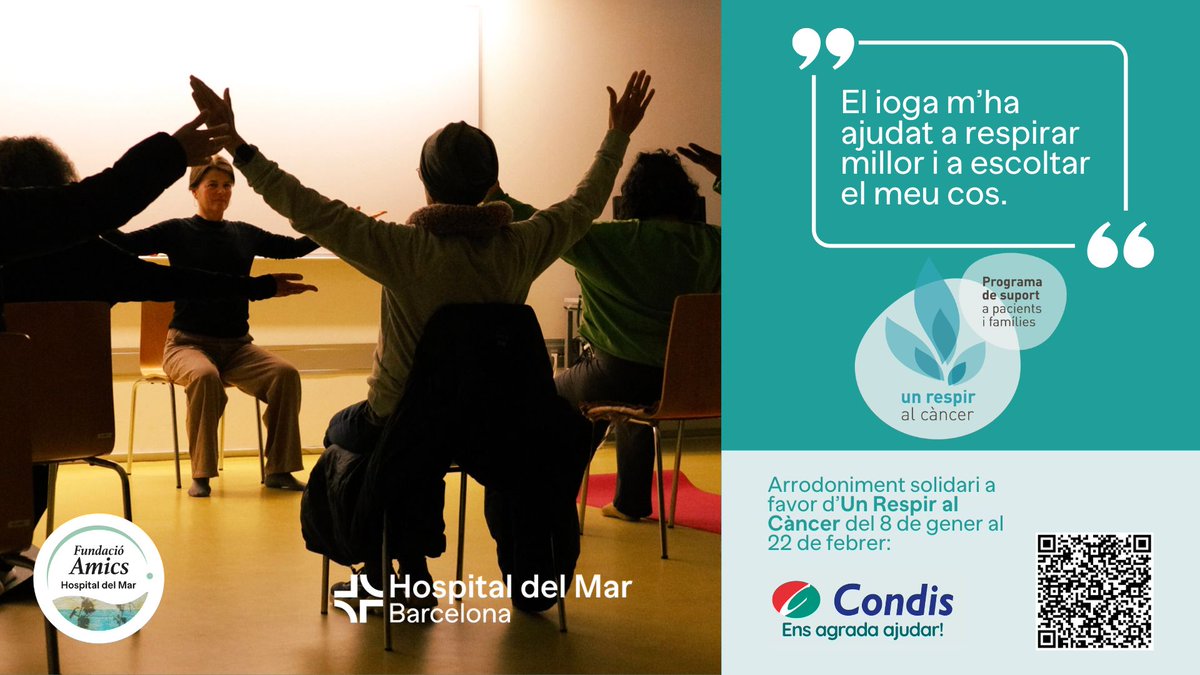 hospitaldelmar's tweet image. 💚 Col·labora amb la campanya d’arrodoniment solidari 🪙 de suport a les dones en tractament per #càncer dels @AmicsHMar i @Condislife 

Donaràs suport al programa #UnRespiralCàncer

Ho pots fer al teu súper o en aquest enllaç

👇👇👇👇

condis.worldcoo.com/d7c1a7a3-ae4b-…