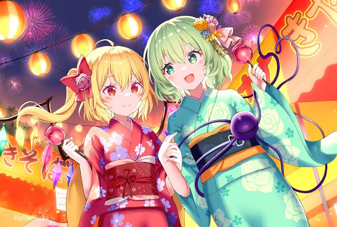 夏祭りこいフラ #古明地こいし #フランドール・スカーレット