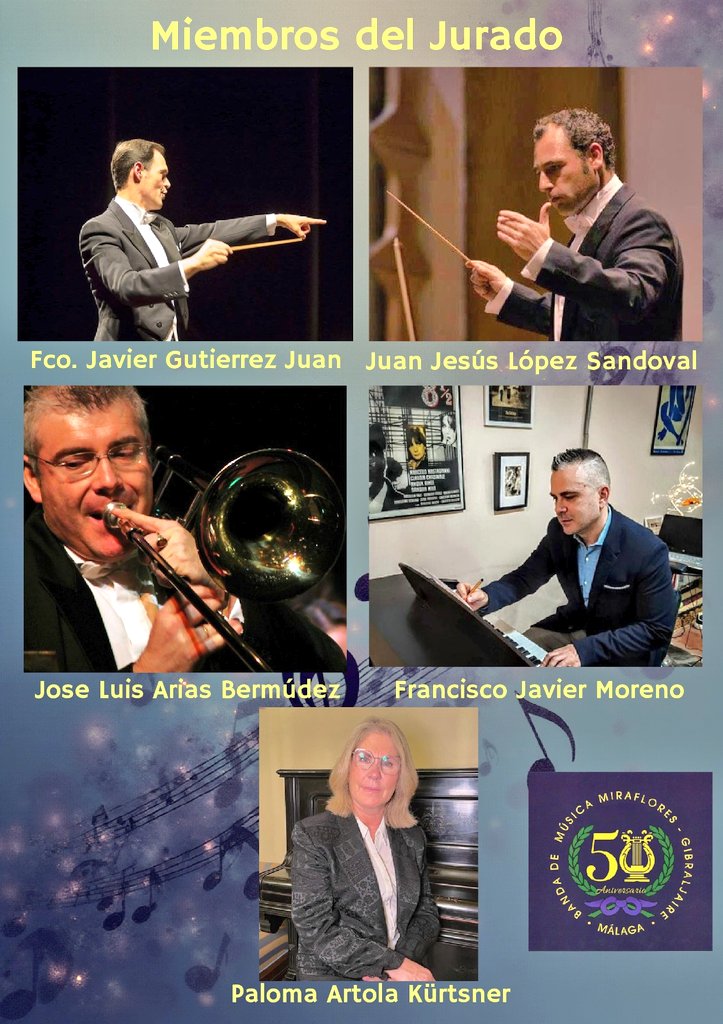 El próximo jueves, 5 de febrero, el Jurado del VI CONCURSO INTERNACIONAL DE COMPOSICIÓN DE MARCHAS PROCESIONALES PARA LA SEMANA SANTA DE MÁLAGA 'MAESTRO PERFECTO ARTOLA' proclamará las marchas finalistas de esta edición.
#CofradíasMLG 
#SuenaMiraflores
#50AniversarioMiraflores