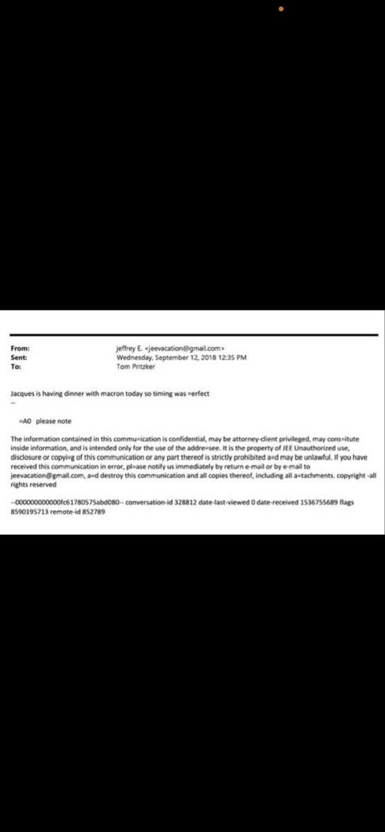 Les dossiers Epstein révèlent quil a entretenu des relation avec M*cron , avant et après son accession à la présidence.

M*cron aurait également, sollicité l’aide d’Epstein en matière de gouvernance et de relations publiques alors qu’il était président de la République française