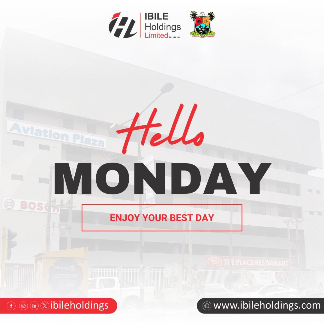 Mondays set the tone. We start strong, think smart, and work with purpose - because excellence is our standard at Ibile Holdings Limited.
#MondayMotivation #IbileHoldings #NewWeekNewGoals #DrivenByExcellence #BuildingTheFuture #Ibile2026