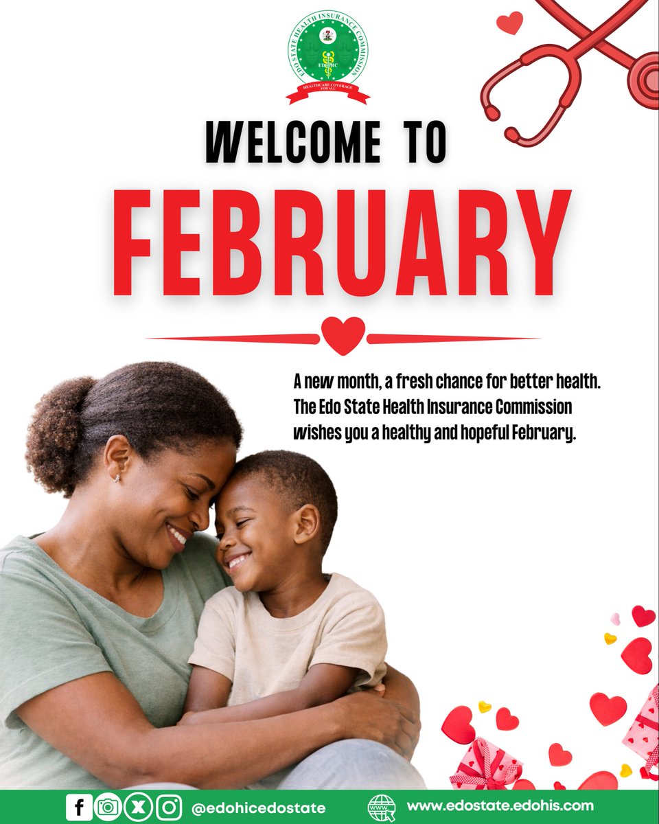 Edohic_official's tweet photo. ⸻

Happy New Month!

This new season is a great time to prioritize what truly matters. Protecting your health is one of the most meaningful investments you can make.
Good health is the foundation for productivity, stability, and peace of mind. https://t.co/9CHWChfvqb